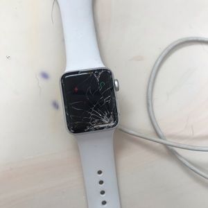 Apple iwatch series 3. 38 mm with GPS.